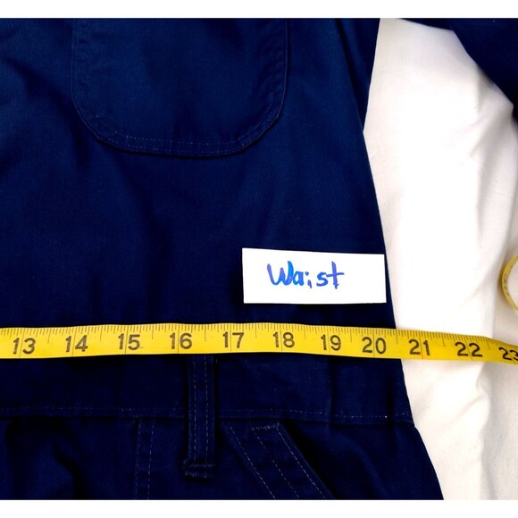 U S Nany Blue Utility Coveralls 48L Workwear Jumpsuit Mechanic Boiler Suit - Picture 11 of 12